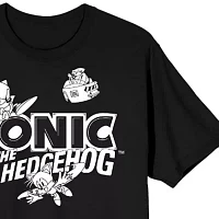 Mens Short Sleeve Sonic the Hedgehog Graphic T-Shirt