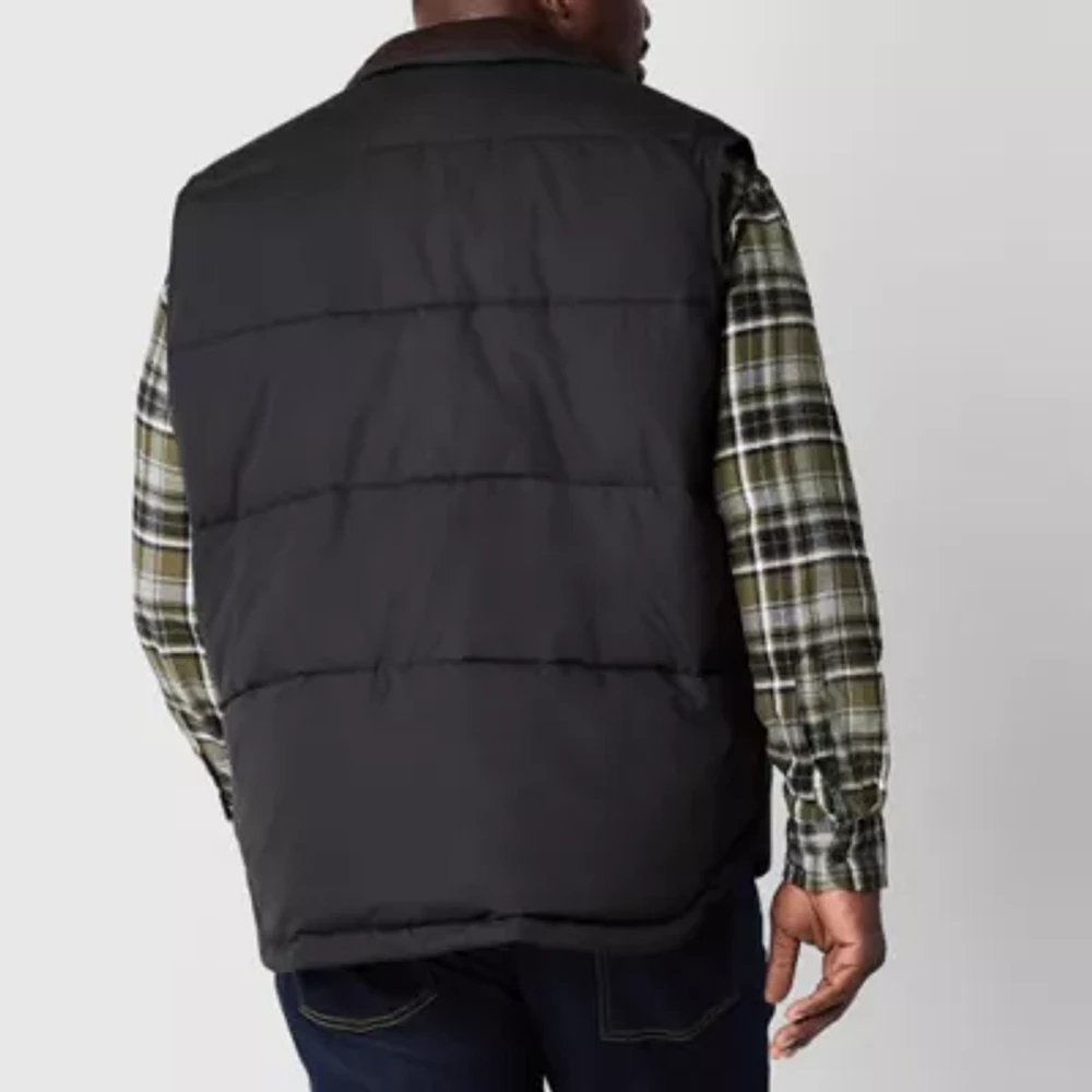 St. John's Bay Big and Tall Cargo Mens Puffer Vest