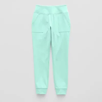 Xersion Little & Big Girls Mid Rise Slim Jogger Pant