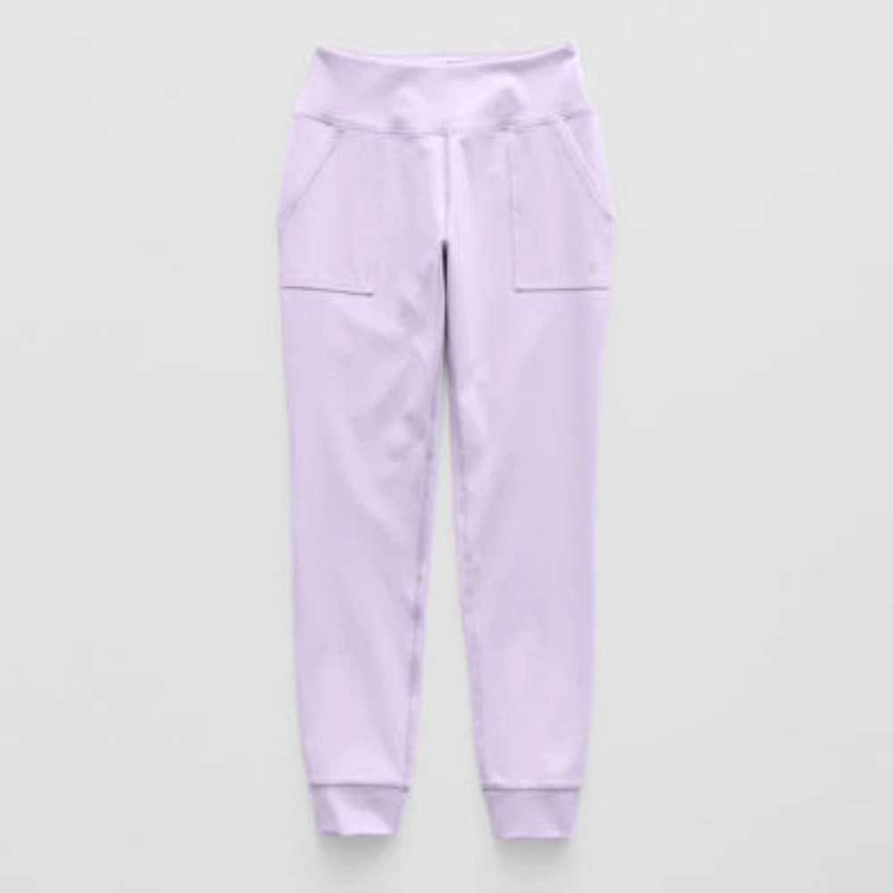 Xersion Little & Big Girls Mid Rise Slim Jogger Pant