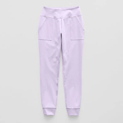 Xersion Little & Big Girls Mid Rise Slim Jogger Pant