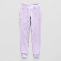 Xersion Little & Big Girls Mid Rise Slim Jogger Pant