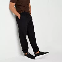 Xersion Quick Dry Cotton Fleece Mens Mid Rise Cinched Sweatpant