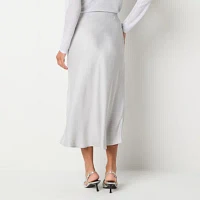 Worthington Womens Midi A-Line Skirt