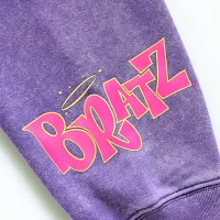 Juniors Bratz Womens Crew Neck Long Sleeve Dolls Sweatshirt