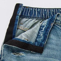 Arizona Juniors Womens Adaptive Low Rise Baggy Fit Easy-on + Easy-off Jean