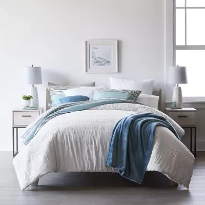 Home Expressions Crinkle Texture Comforter Set