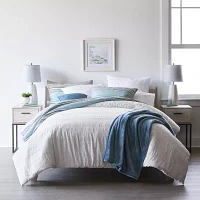 Home Expressions Crinkle Texture Comforter Set