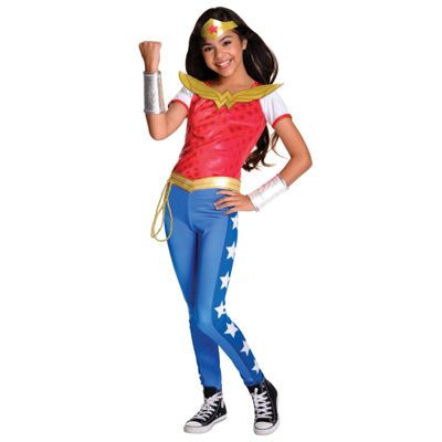 Girls Wonder Woman Deluxe Costume - Dc Comics