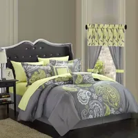 Chic Home Olivia Reversible 20-pc. Midweight Comforter Set