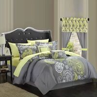 Chic Home Olivia Reversible 20-pc. Midweight Comforter Set