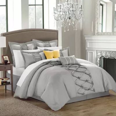 Chic Home Ruth 8-pc. Midweight Comforter Set