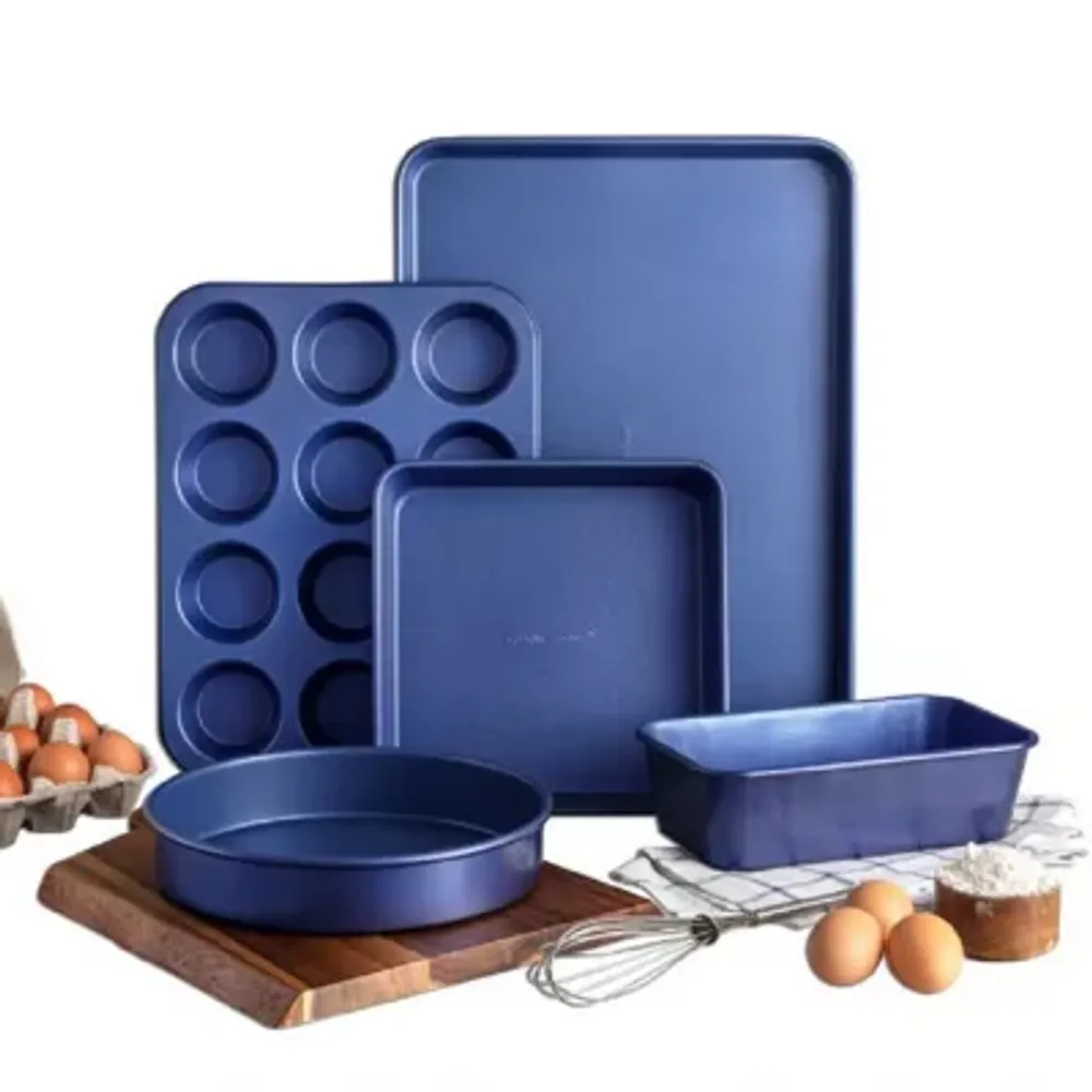 Granitestone Blue 20 Piece Nonstick Cookware and Bakeware Set
