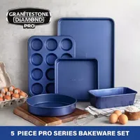 Granitestone Blue 5-pc. Bakeware Set