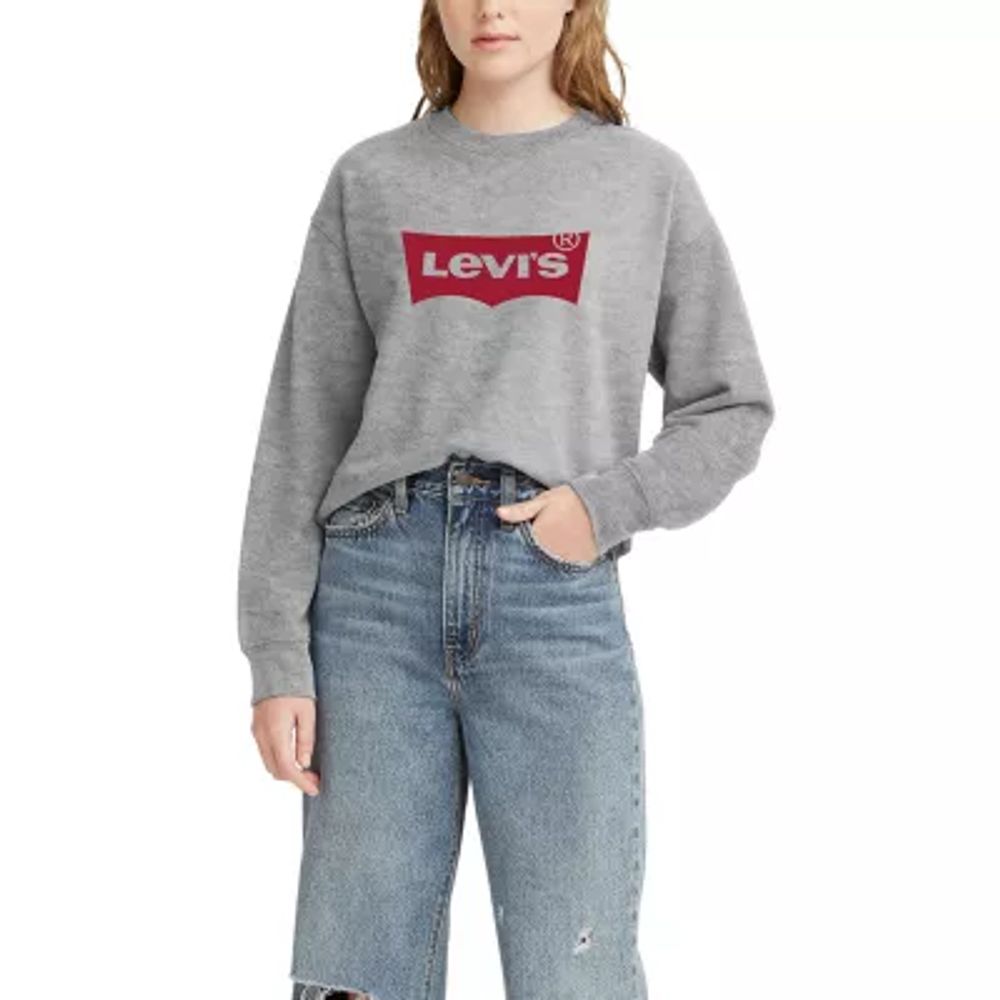 Levi's Womens Crew Neck Long Sleeve Sweatshirt | Plaza Las Americas