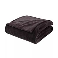 IZOD Ribbed Plush Lightweight Blanket