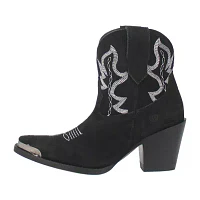 Dingo Womens Joyride Stacked Heel Booties