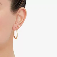 3 Piece 10K Gold  Earring Set