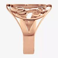 Personalized 18mm Vine Monogram Ring