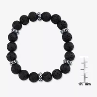 Black Sterling Silver Beaded Bracelet