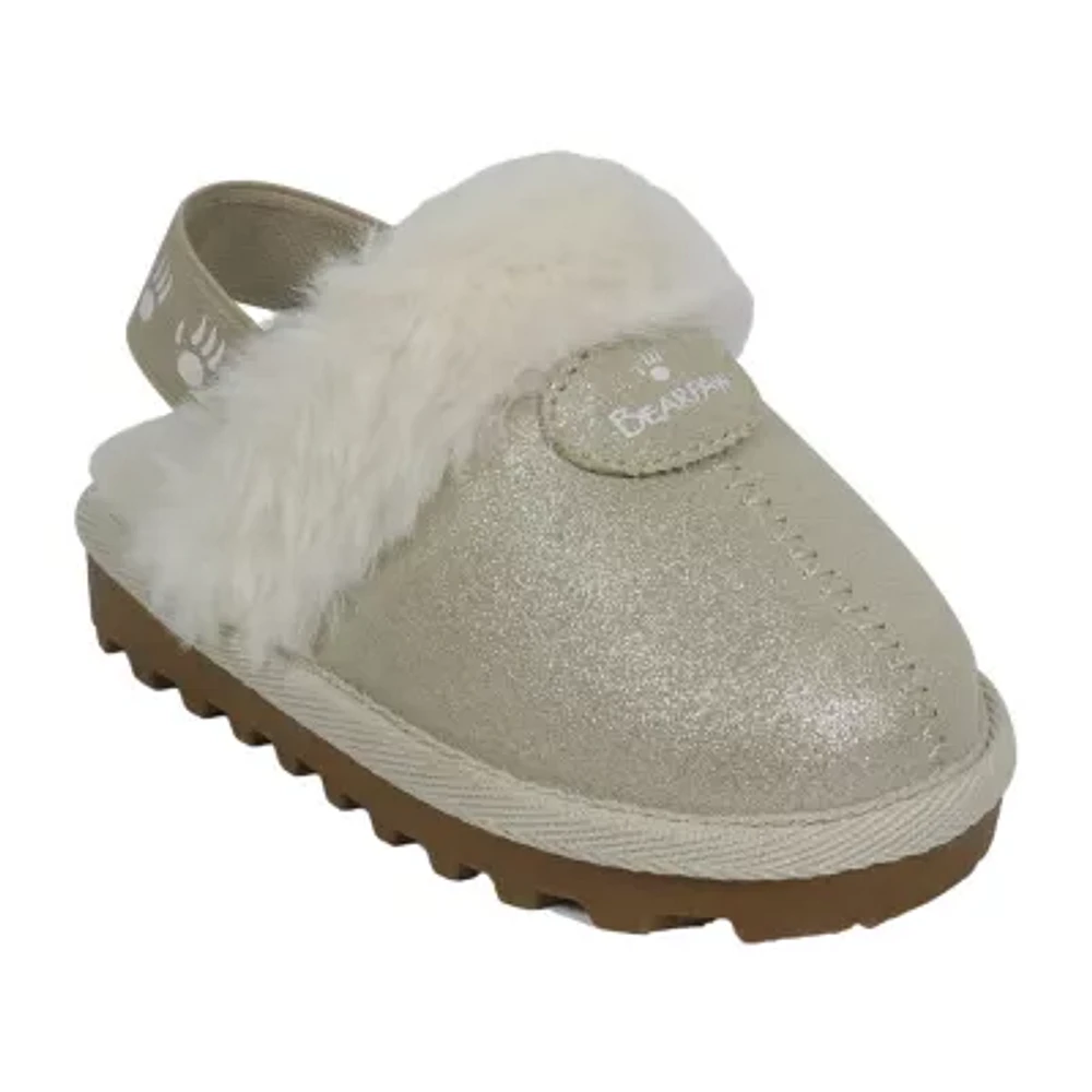 BEARPAW Toddler Rebecca Suede Slip-On Slippers