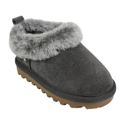 BEARPAW Toddler Asher Suede Moccasin Slippers