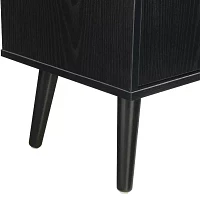 Xtra Storage Cube Organizer Sideboard Console Table with 3 Cubbies and Cabinets