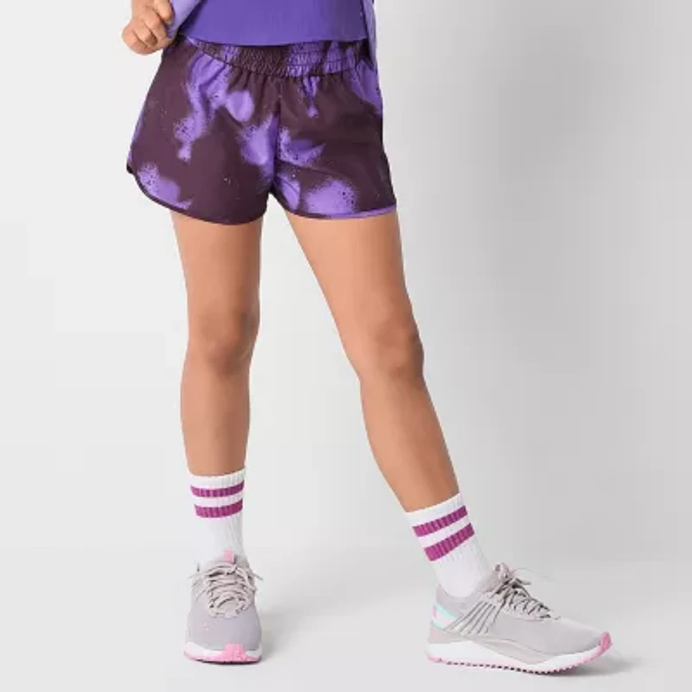 Xersion Little & Big Girls Mid Rise Running Short