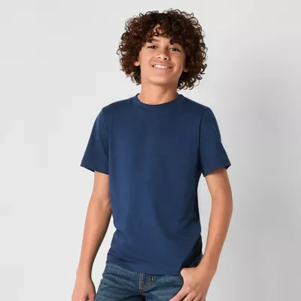 Thereabouts Little & Big Boys Crew Neck Short Sleeve T-Shirt