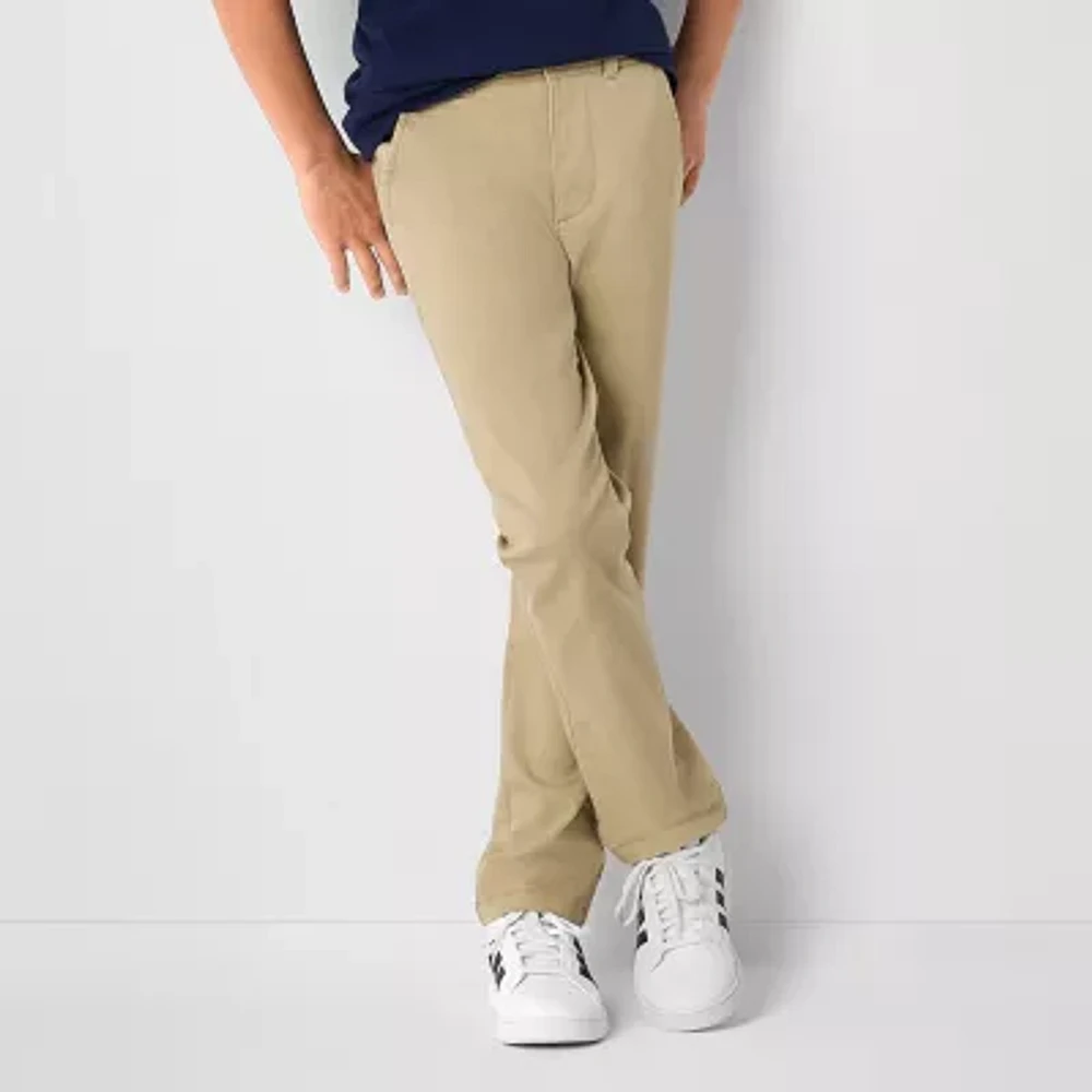 Thereabouts Little & Big Boys Straight Flat Front Pant