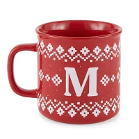 North Pole Trading Co. Holiday Monogram Coffee Mug