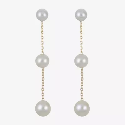 Cultured Freshwater Pearl Sterling Silver Earrings