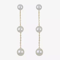 Cultured Freshwater Pearl Sterling Silver Earrings