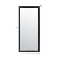 Safavieh 18" X 39.5" Rectangle Pravina Wall Mount Rectangular Mirror