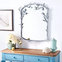 Safavieh 24" X 30.25" Silver Fayth Wall Mount Wall Mirror