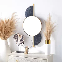 Safavieh 16.5" X 36" Gold Laurelle Wall Mount Wall Mirror