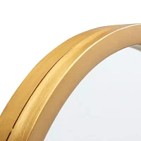 Safavieh 23" X 19.75" Gold Sarada Wall Mount Round Wall Mirror