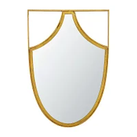 Safavieh 21.75" X 31.5" Gold Tyne Wall Mount Wall Mirror