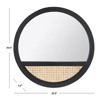 Safavieh 23.5" X Deonna Wall Mount Round Mirror