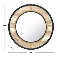 Safavieh 23.6" X Byleth Wall Mount Round Mirror