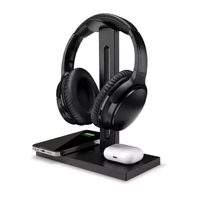 iLive 5-In-1 Headphone Stand And Wireless Charging Stations