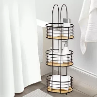 Popular Bath Norwood 3 Tier Spa Tower Round Bathroom Organizer