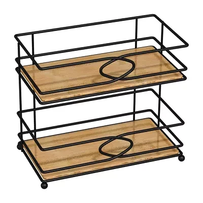 Popular Bath Glenwood 2tier Shelf Twr Caddy Bathroom Organizer