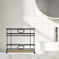 Popular Bath Glenwood 2tier Shelf Twr Caddy Bathroom Organizer