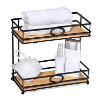 Popular Bath Glenwood 2tier Shelf Twr Caddy Bathroom Organizer