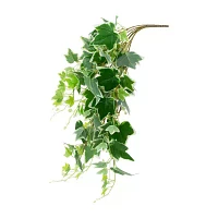 31.5'' Green and White Ivy Spring Floral Hanging Bush