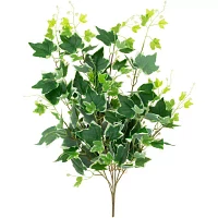 31.5'' Green and White Ivy Spring Floral Hanging Bush