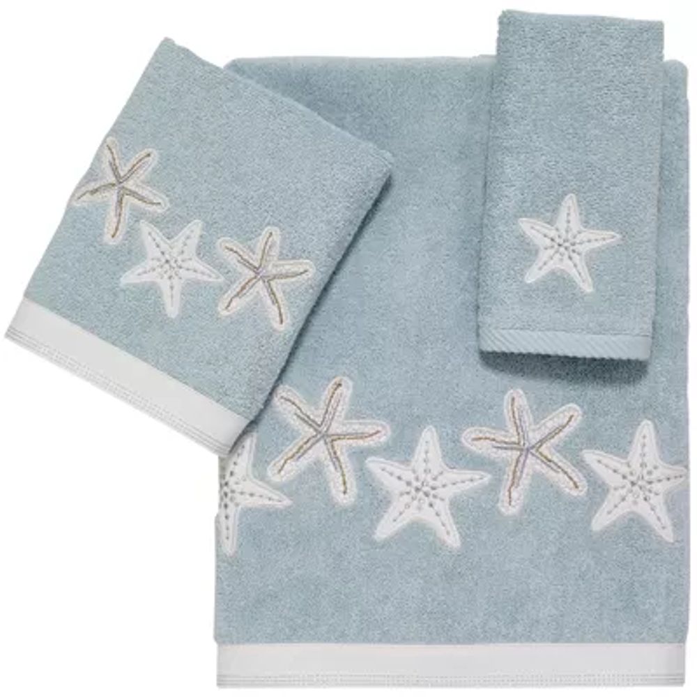 Avanti Sequin Shell Bath Towels