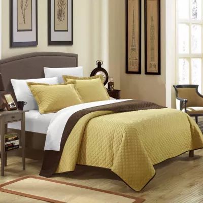 Chic Home Teresa Reversible Quilt Set