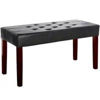 Corliving Fresno 12 Panel Tufted Bench